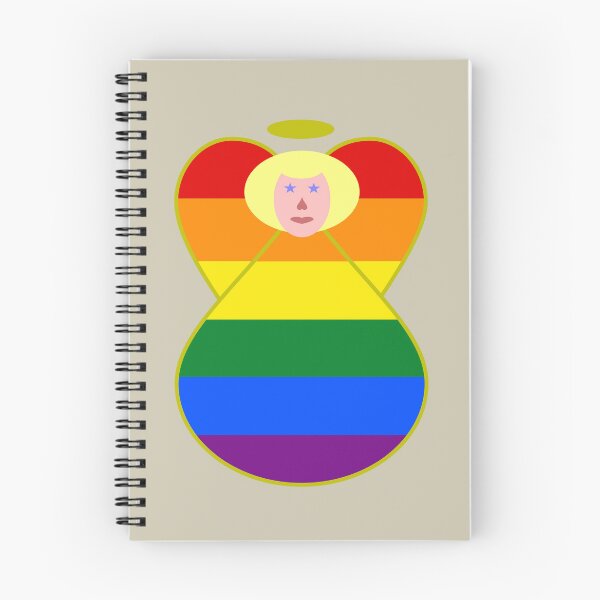 Item preview, LGBTQ Gay Pride Blonde Angel Flag Design designed and sold by AuntieShoe.