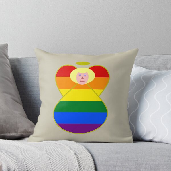 Item preview, LGBTQ Gay Pride Blonde Angel Flag Design designed and sold by AuntieShoe.