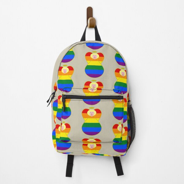 Item preview, LGBTQ Gay Pride Blonde Angel Flag Design designed and sold by AuntieShoe.