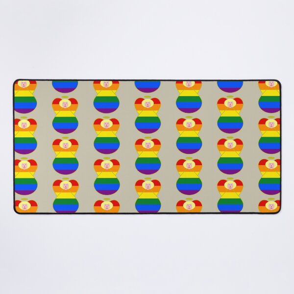 Item preview, LGBTQ Gay Pride Blonde Angel Flag Design designed and sold by AuntieShoe.