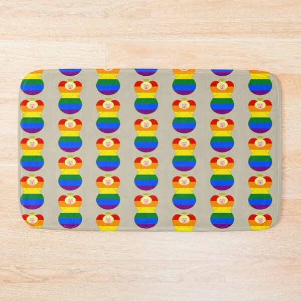 Item preview, LGBTQ Gay Pride Blonde Angel Flag Design designed and sold by AuntieShoe.