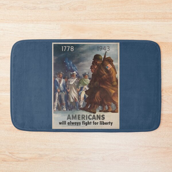 Item preview, Americans Will Always Fight for Liberty  WWII Poster designed and sold by Matthew Kinnersly.