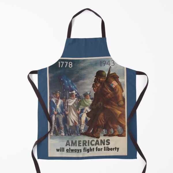 Item preview, Americans Will Always Fight for Liberty WWII Poster designed and sold by Matthew Kinnersly.