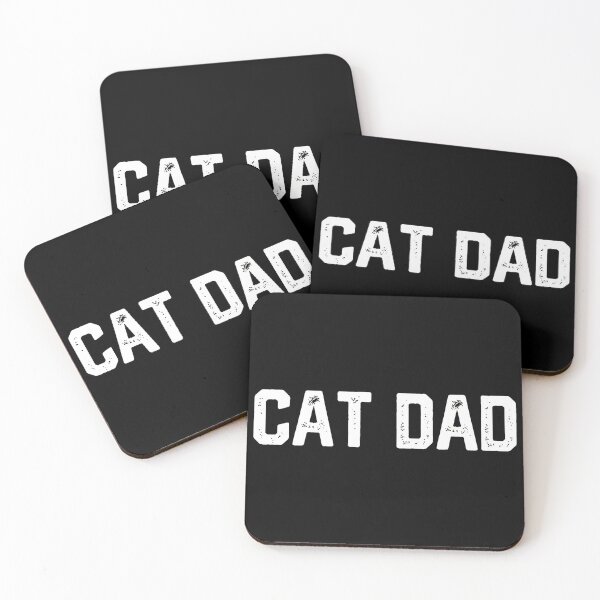 Item preview, Cat Dad Distressed Font Retro designed and sold by Dmo3HarkoArt.