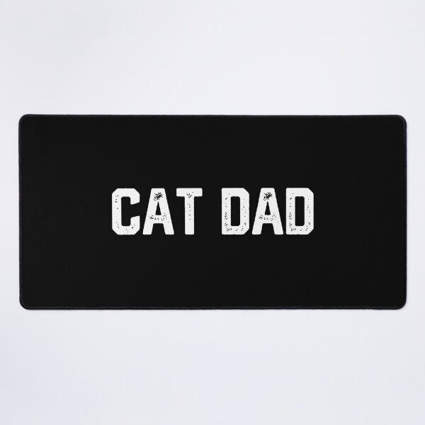 Item preview, Cat Dad Distressed Font Retro designed and sold by Dmo3HarkoArt.