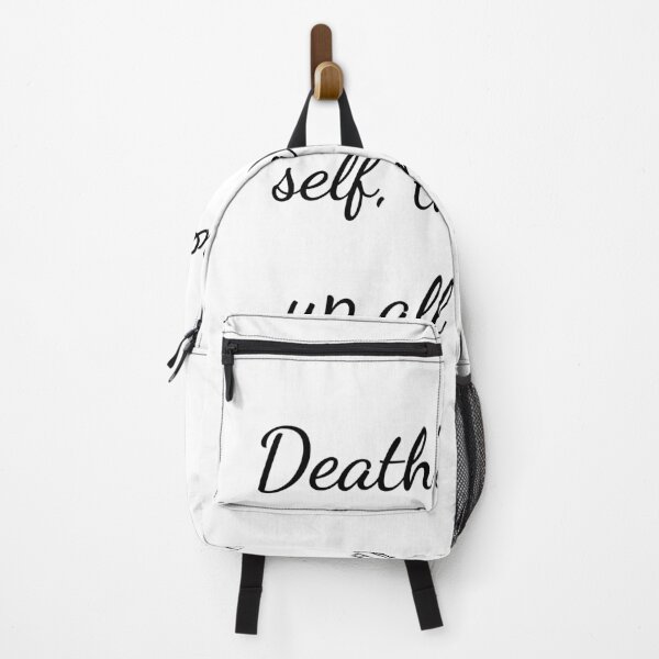 Item preview, “Death’s second self, that seals up all in rest.” - handwriting black designed and sold by ariksworld.