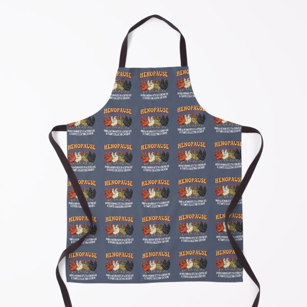 Item preview, Henopause When A Woman Gets To A Certain Age & Starts Collecting Chickens Funny Midlife Woman Chicken Owner designed and sold by SofiBlair.