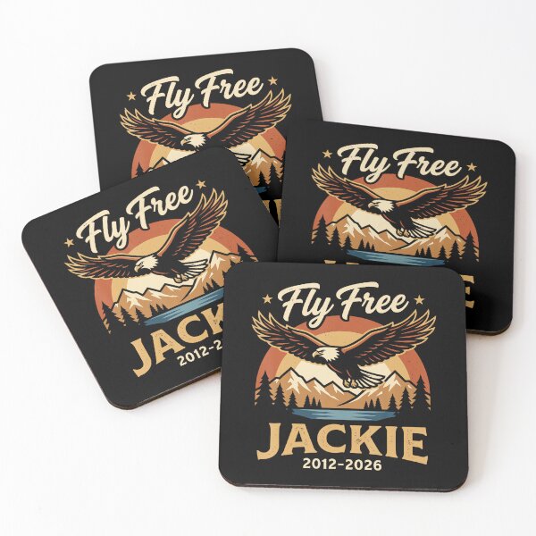 Item preview, Fly Free Jackie Bald Eagle Memorial Tribute designed and sold by DavidThe1.