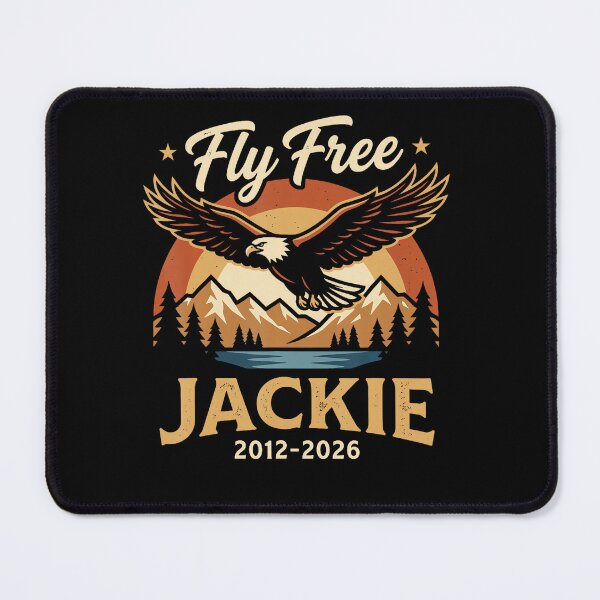 Item preview, Fly Free Jackie Bald Eagle Memorial Tribute designed and sold by DavidThe1.