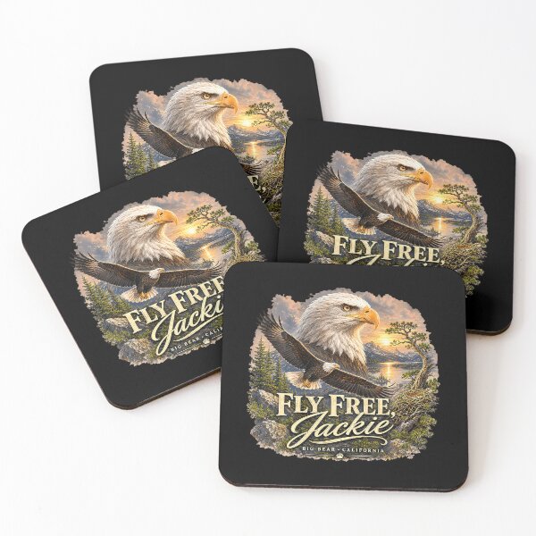Item preview, Fly Free Jackie Eagle Memorial Tribute designed and sold by Amerakstore.