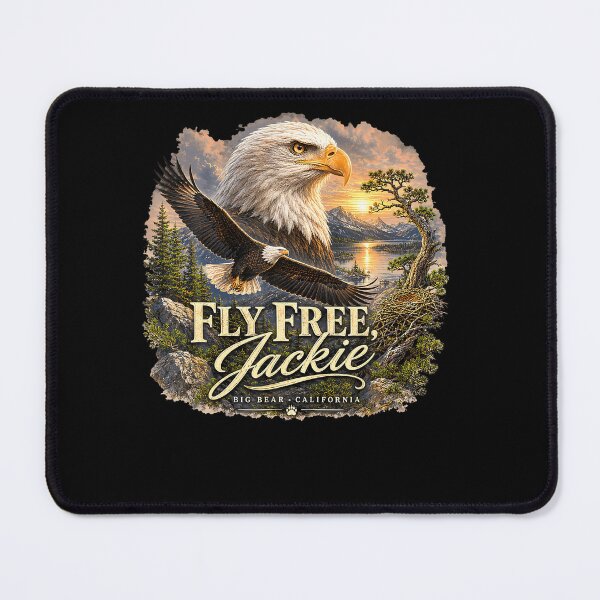 Item preview, Fly Free Jackie Eagle Memorial Tribute designed and sold by Amerakstore.