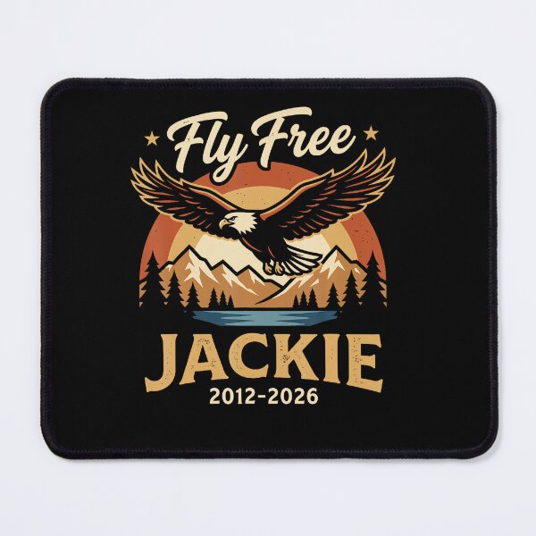 Item preview, Fly Free Jackie Bald Eagle Memorial Tribute designed and sold by MOHAMED AKKAR.