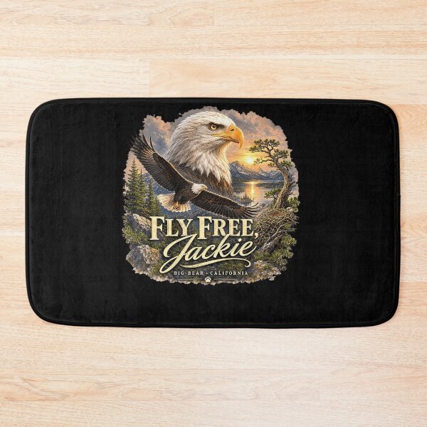 Item preview, Fly Free Jackie Eagle Memorial Big Bear Tribute designed and sold by HaytamShop.