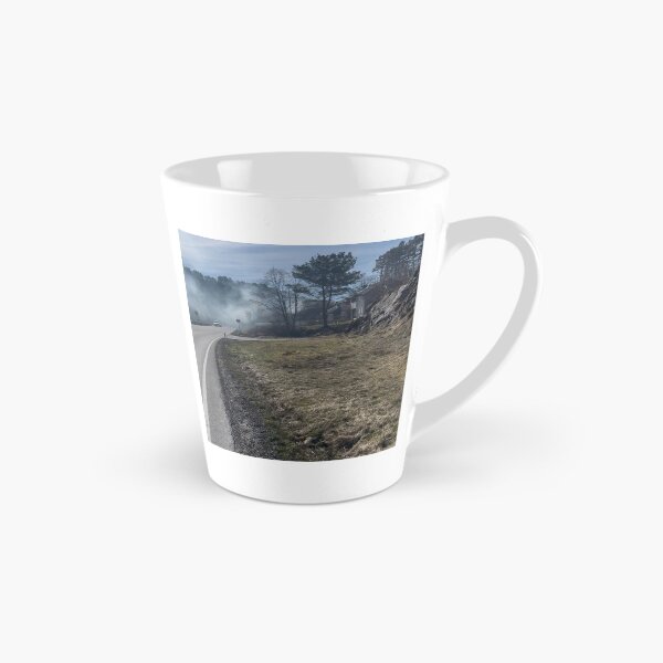 Item preview, Foggy Scenic Highway Scandinavian Countryside Road⁠ designed and sold by Julia9632.