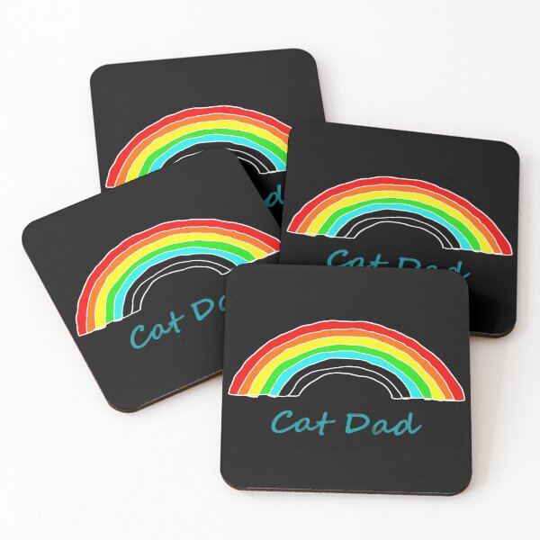 Item preview, Cat Dad Rainbow Pride Pet Owner Gift designed and sold by Dmo3HarkoArt.
