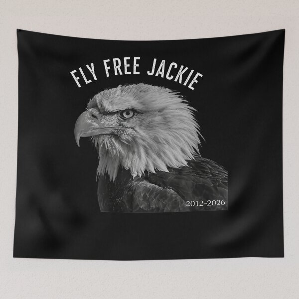 Item preview, Fly Free Jackie Bald Eagle Wildlife Memorial designed and sold by DavidThe1.