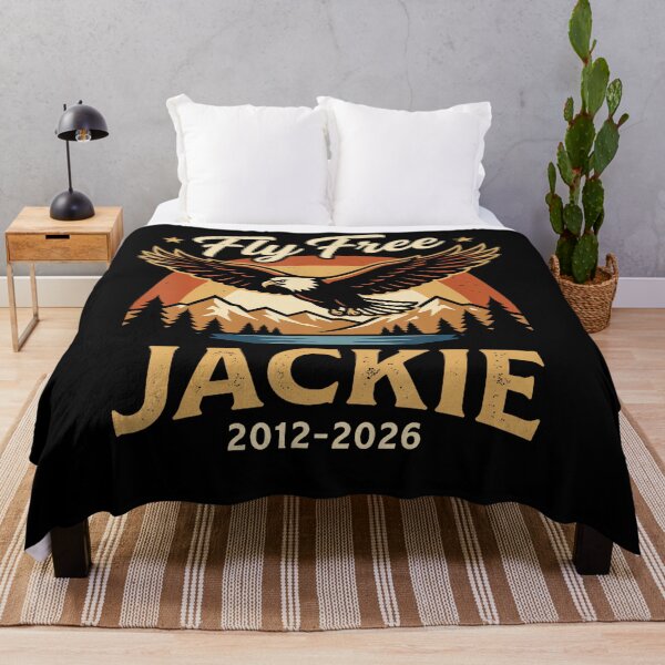 Item preview, Fly Free Jackie Bald Eagle Memorial Tribute designed and sold by HaytamShop.