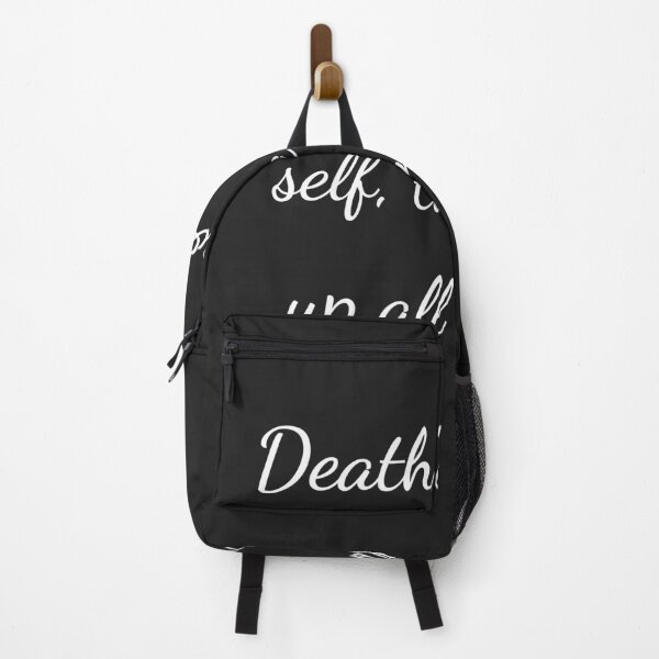 Item preview, “Death’s second self, that seals up all in rest.” - handwriting white designed and sold by ariksworld.