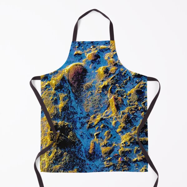 Item preview, Gold and Ice Blue Organic Neon Art designed and sold by meganlaub1.