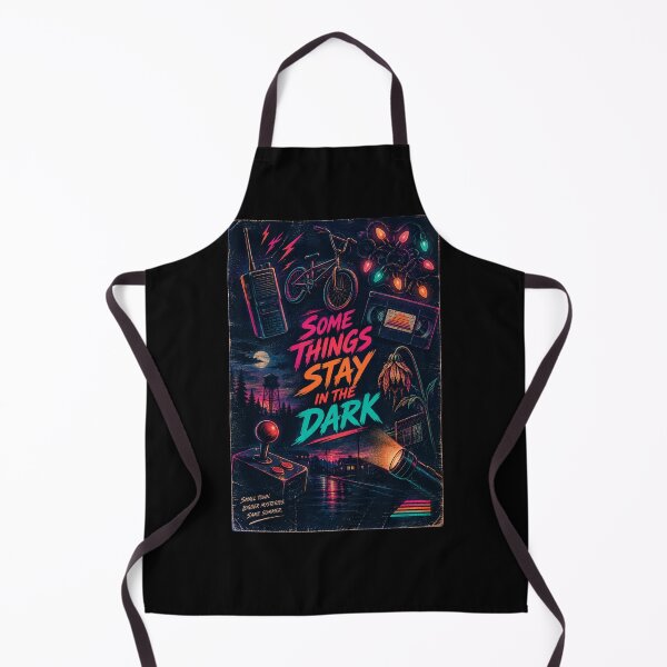 Item preview, 80s Small Town Mystery Doodle Collage — Retro Synthwave Fan Art designed and sold by Fanverse Merchandise.