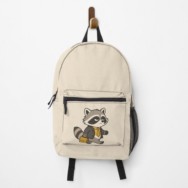 Item preview, Unbothered Raccoon Small Business Energy — Funny Vector Sticker Art designed and sold by Fanverse Merchandise.