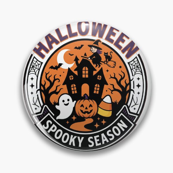 Item preview, Spooky Season Retro Vintage Emblem designed and sold by MD_Design.