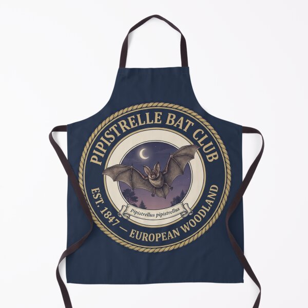 Item preview, Pipistrelle Bat Club Vintage Badge Night Wildlife designed and sold by CalmCapy Co.