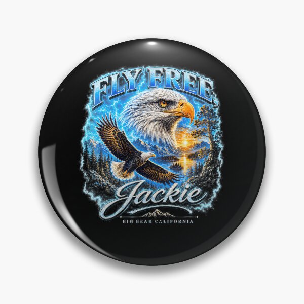 Item preview, Fly Free Jackie Big Bear Bald Eagle Memorial designed and sold by DavidThe1.