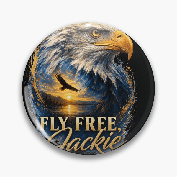 Item preview, Fly Free Jackie Big Bear Bald Eagle Memorial designed and sold by HaytamShop.