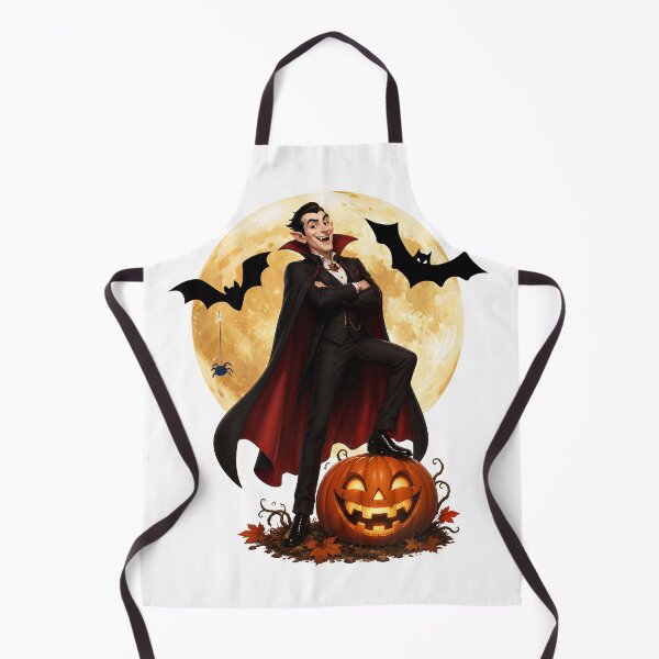 Item preview, Funny Vampire Halloween | Moonlight Pumpkin & Bats Design designed and sold by CalmMandala.