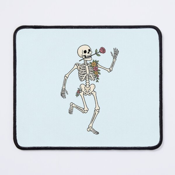 Item preview, Funny Dancing Skeleton with Flowers – Floral Skeleton Dance designed and sold by SweetLilith.
