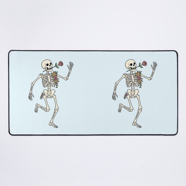 Item preview, Funny Dancing Skeleton with Flowers – Floral Skeleton Dance designed and sold by SweetLilith.