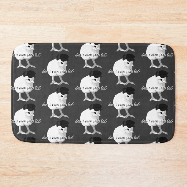Item preview, Don't Even Joke Lad Chick Meme (B&W & Text) designed and sold by ClumsyPillbug.