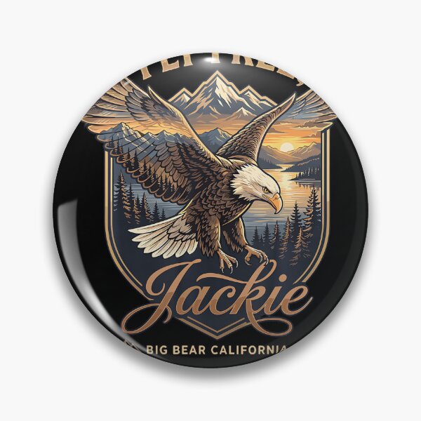 Item preview, Fly Free Jackie Big Bear Bald Eagle Memorial Tribute designed and sold by HaytamShop.