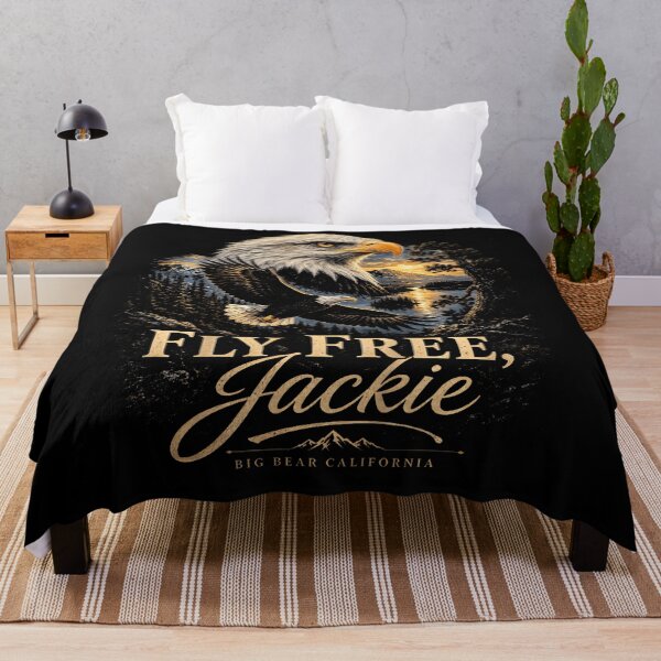 Item preview, Fly Free Jackie Big Bear Bald Eagle Memorial Tribute designed and sold by DavidThe1.