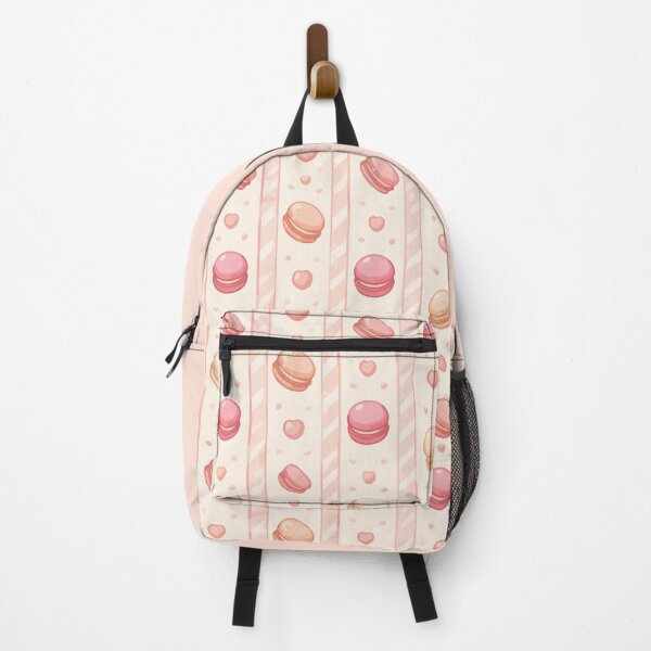 Item preview, Pastel Pink Macaron & Stripe Seamless Pattern designed and sold by CrazySweets.