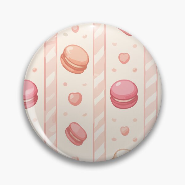 Item preview, Pastel Pink Macaron & Stripe Seamless Pattern designed and sold by CrazySweets.