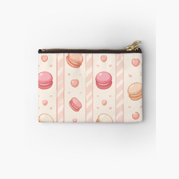 Item preview, Pastel Pink Macaron & Stripe Seamless Pattern designed and sold by CrazySweets.