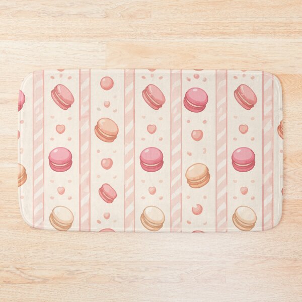 Item preview, Pastel Pink Macaron & Stripe Seamless Pattern designed and sold by CrazySweets.
