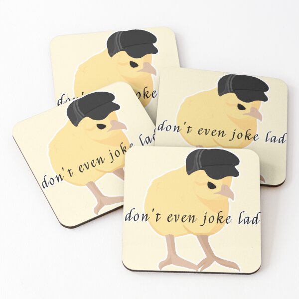 Item preview, Don't Even Joke Lad Chick Meme (Color & Text) designed and sold by ClumsyPillbug.