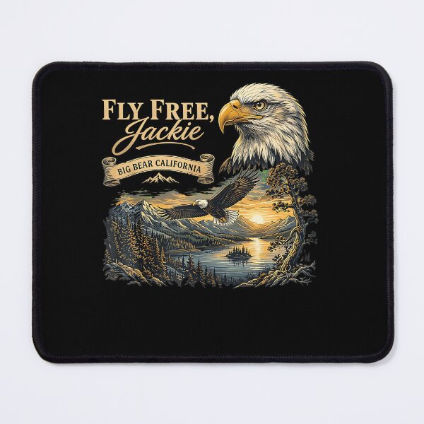 Item preview, Fly Free Jackie Big Bear Bald Eagle Memorial Tribute designed and sold by DavidThe1.