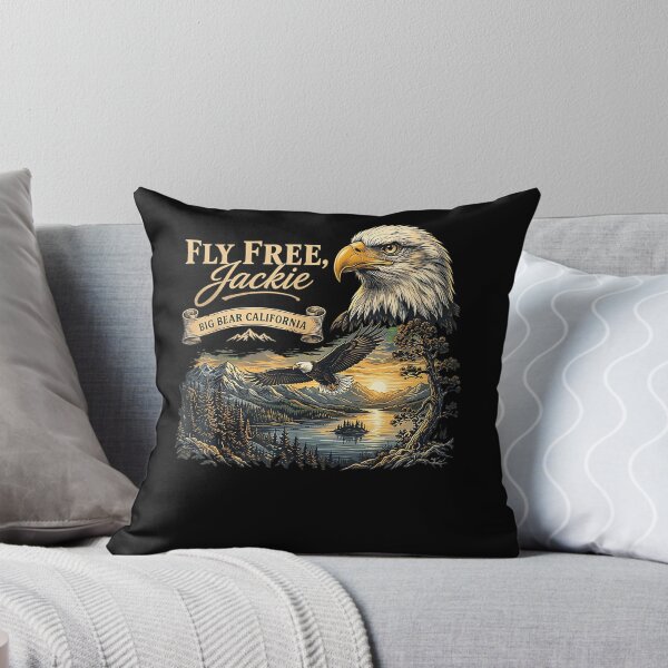 Item preview, Fly Free Jackie Big Bear Bald Eagle Memorial Tribute designed and sold by DavidThe1.
