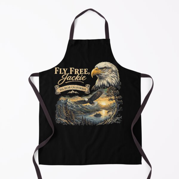 Item preview, Fly Free Jackie Big Bear Bald Eagle Memorial Tribute designed and sold by DavidThe1.