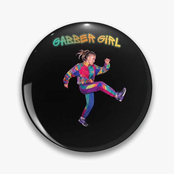 Item preview, Gabber Girl Hakken Kick - 90s Retro Rave Style designed and sold by eMeS-Design.