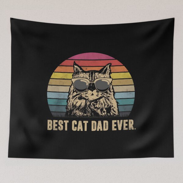 Item preview, Retro Cat Dad Sunglasses Sunset Pride designed and sold by Dmo3HarkoArt.