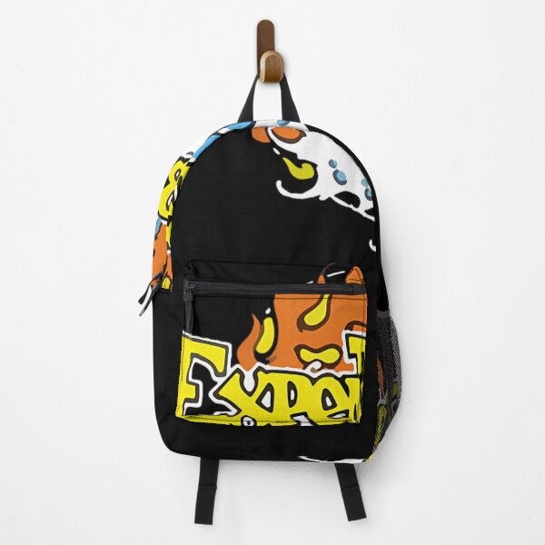 Item preview, Bright Yellow Bold Font Layered Over Swirling Flame And Water Splash designed and sold by MO-RO.