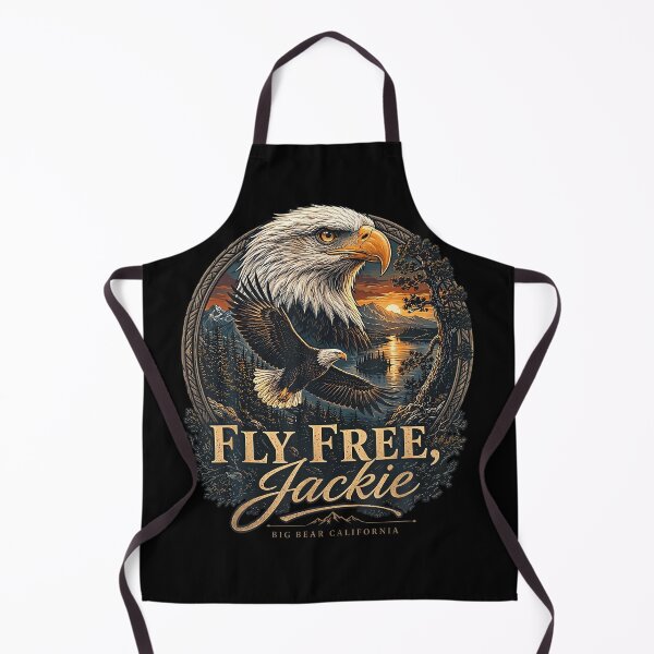 Item preview, Fly Free Jackie Big Bear Memorial Eagle Tribute designed and sold by MOHAMED AKKAR.