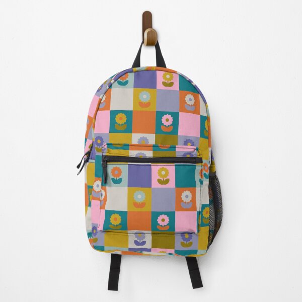 Item preview, Retro Daisy Checkerboard Pattern designed and sold by Ema Tudose.
