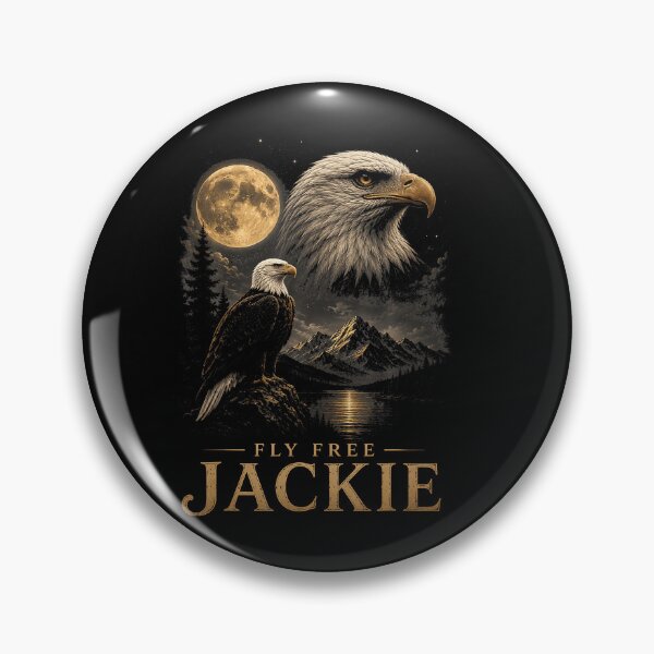 Item preview, Fly Free Jackie Bald Eagle Memorial Tribute designed and sold by DavidThe1.