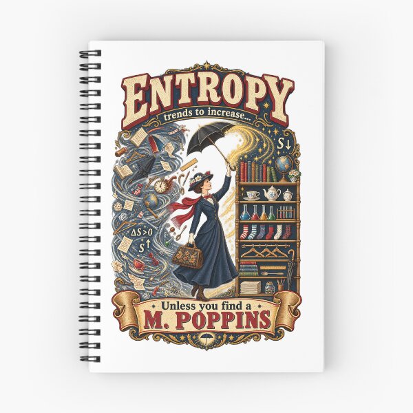 Item preview, Entropy Trends to Increase – Vintage Science Chaos to Order designed and sold by ChicClicker.